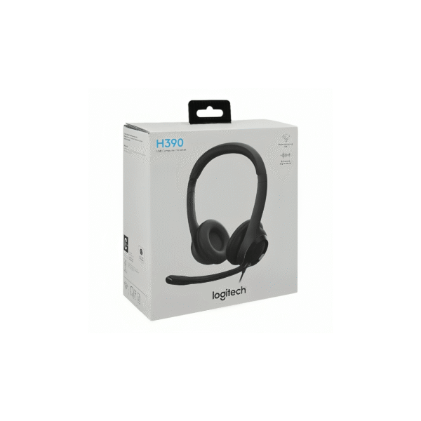 Logitech H390 Wired Stereo Headphones with Noise Cancelling Microphone - Image 4