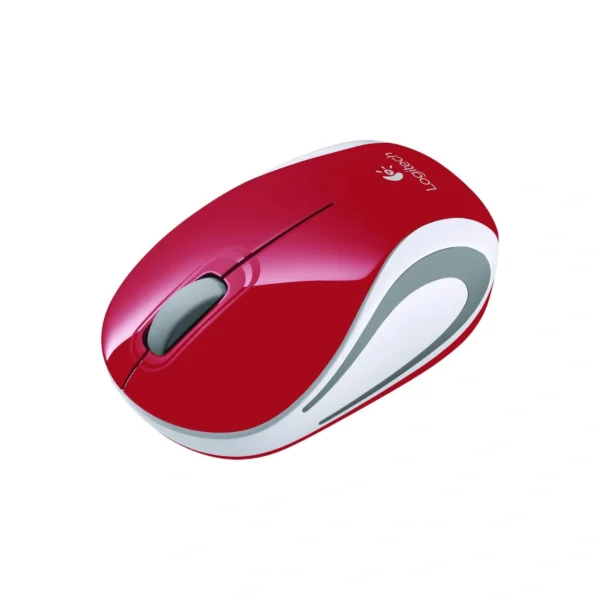 Logitech M187 Wireless Mini Optical Mouse – Red Brand New - Image 4
